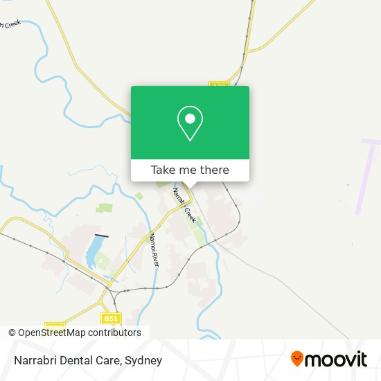 Narrabri Dental Care map