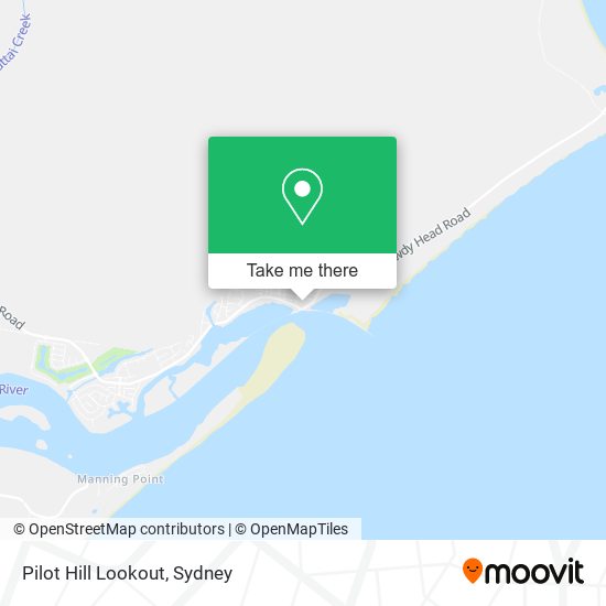 Pilot Hill Lookout map