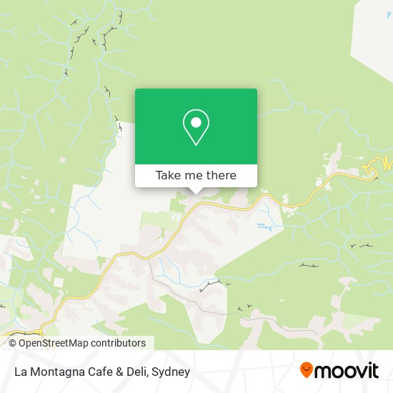 La Montagna Cafe & Deli map