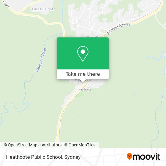 Mapa Heathcote Public School