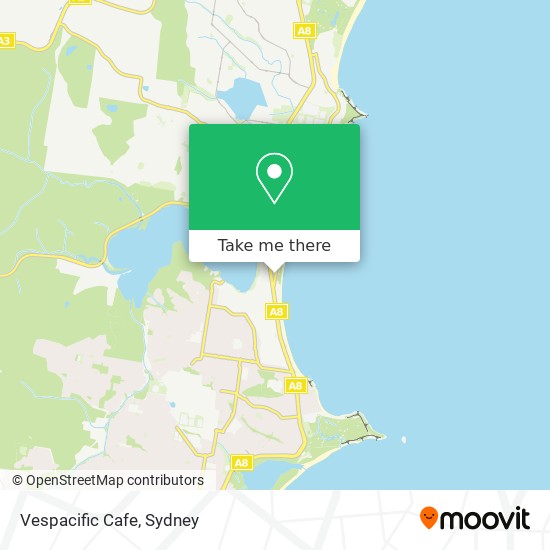 Vespacific Cafe map