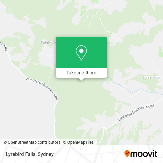 Mapa Lyrebird Falls