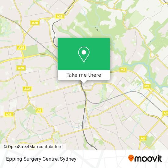 Epping Surgery Centre map