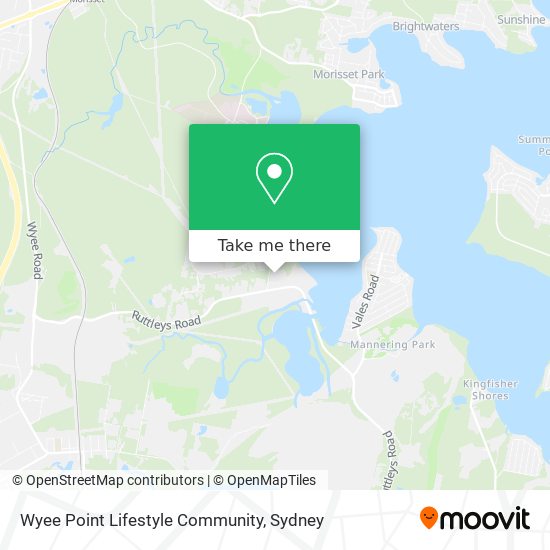 Wyee Point Lifestyle Community map