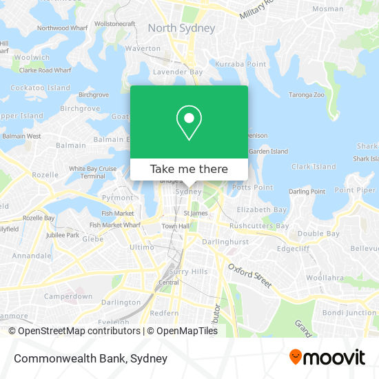 Commonwealth Bank map