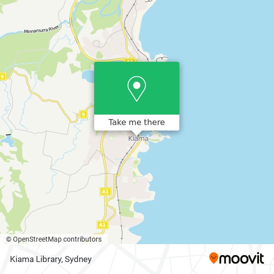 Kiama Library map