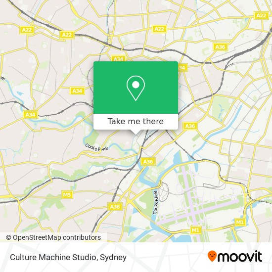 Culture Machine Studio map