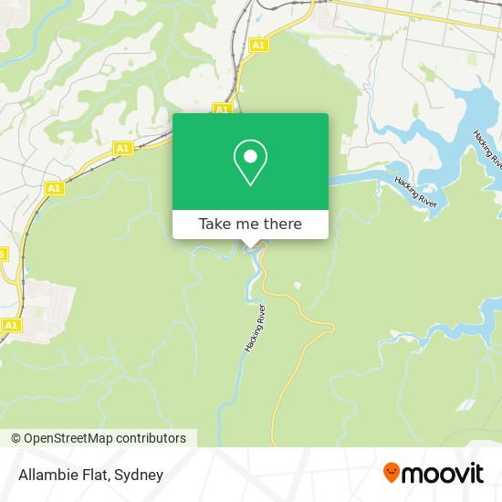 Allambie Flat map