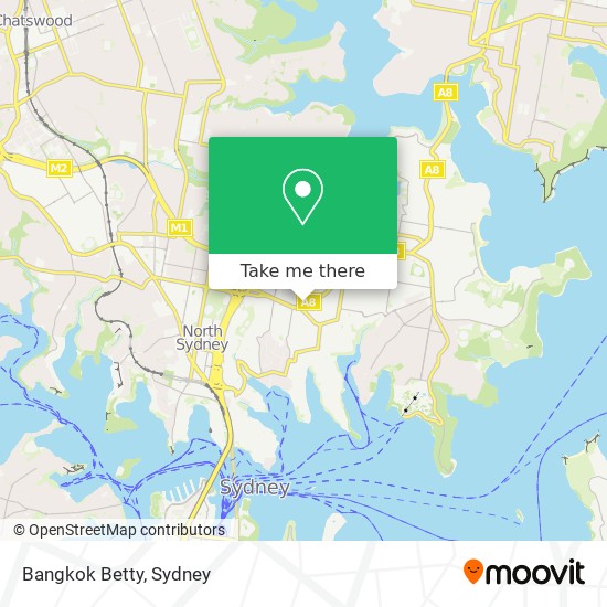 Bangkok Betty map