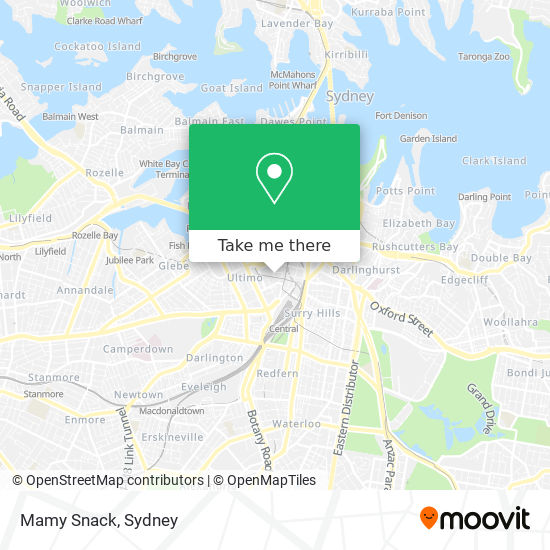 Mamy Snack map