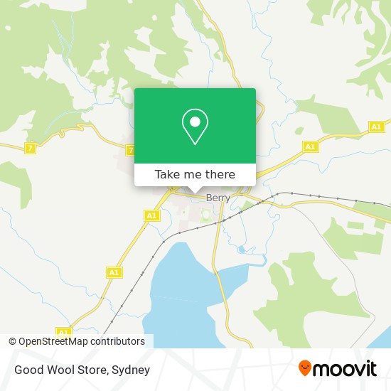 Mapa Good Wool Store