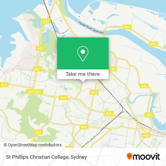 St Phillips Christian College map