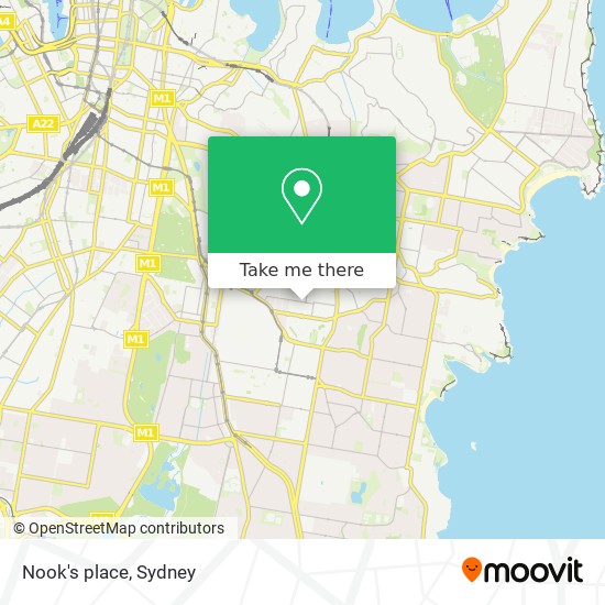 Mapa Nook's place