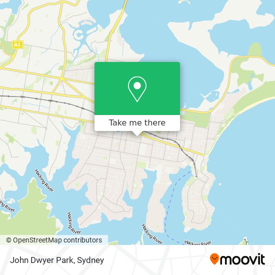 Mapa John Dwyer Park