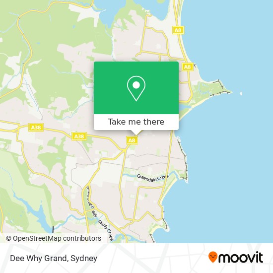 Dee Why Grand map