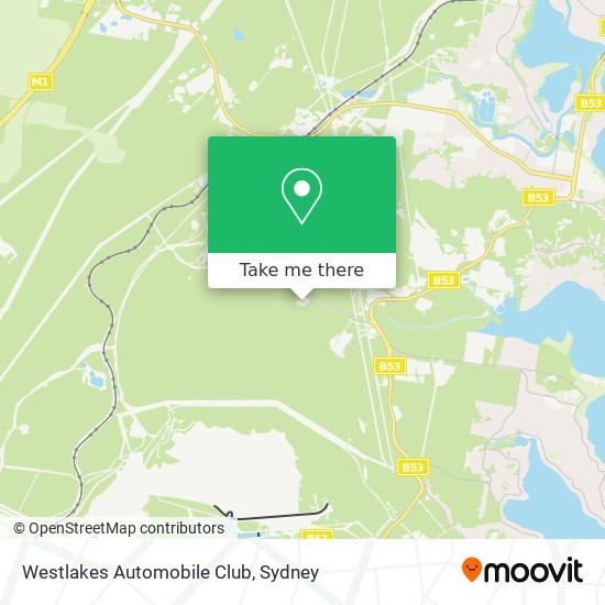 Westlakes Automobile Club map