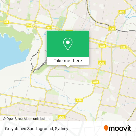 Greystanes Sportsground map