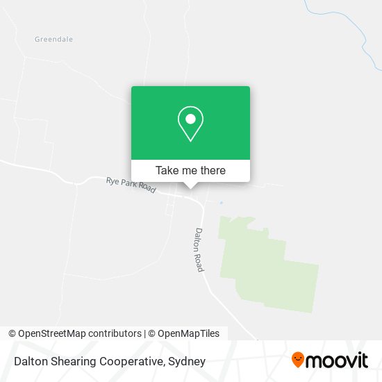 Dalton Shearing Cooperative map