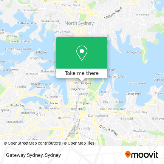 Gateway Sydney map
