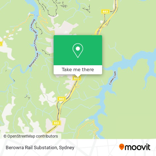 Berowra Rail Substation map