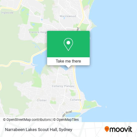 Narrabeen Lakes Scout Hall map