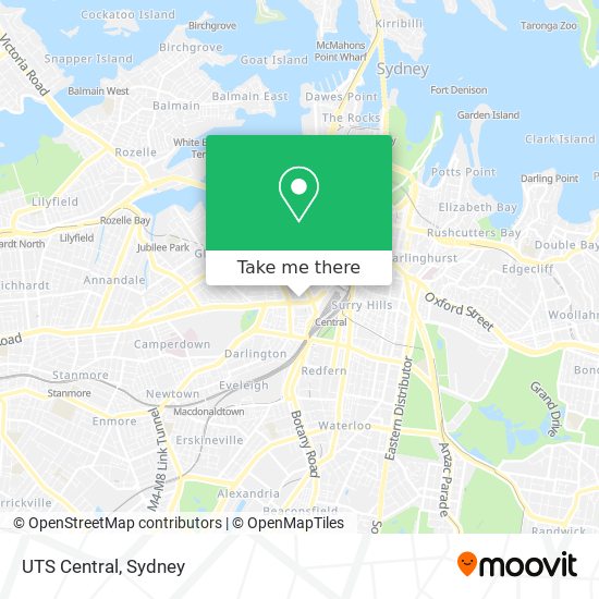 UTS Central map