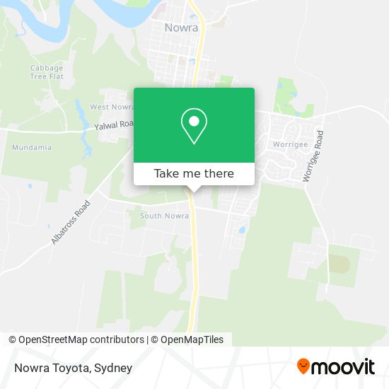 Nowra Toyota map