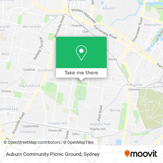 Auburn Community Picnic Ground map