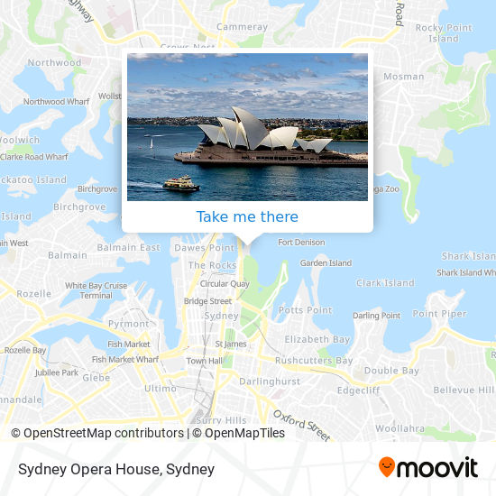 Sydney Opera House map
