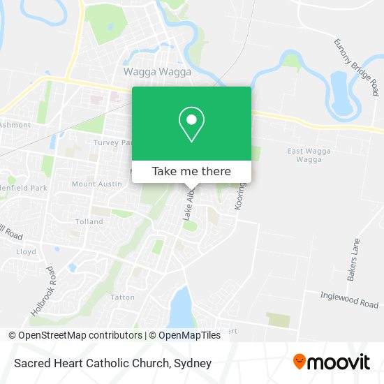 Sacred Heart Catholic Church map