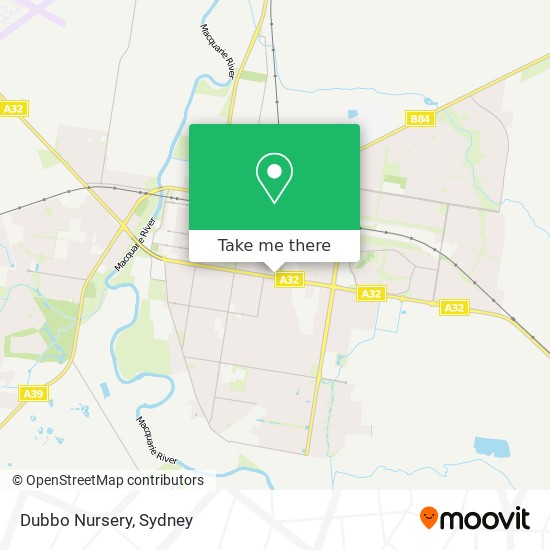 Dubbo Nursery map