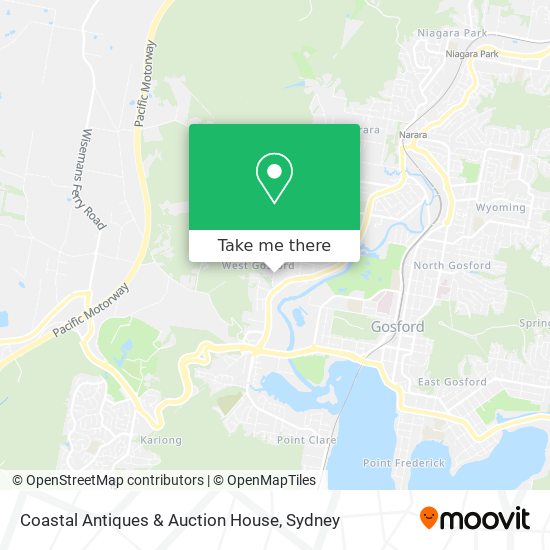Coastal Antiques & Auction House map