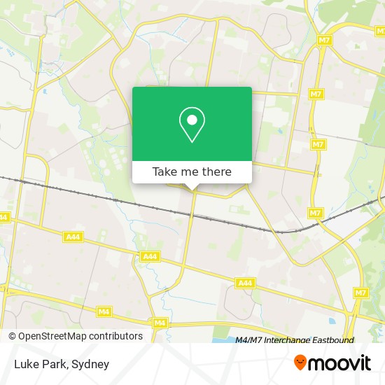 Mapa Luke Park