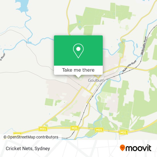 Cricket Nets map