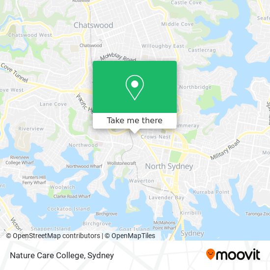 Nature Care College map