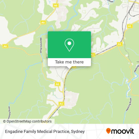 Engadine Family Medical Practice map