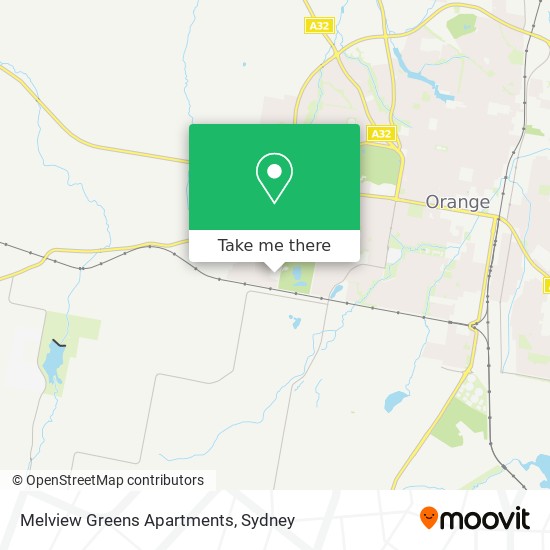 Melview Greens Apartments map