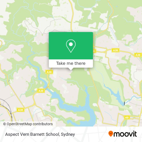 Aspect Vern Barnett School map