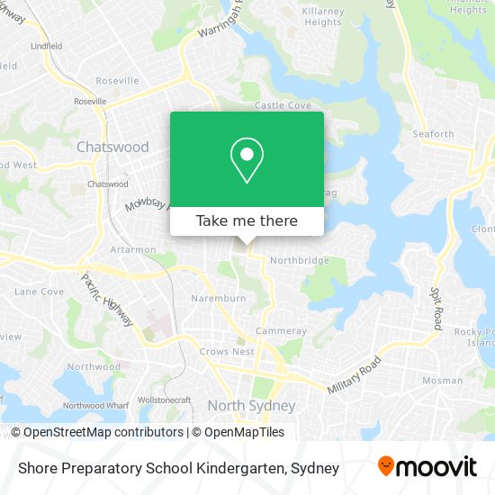 Shore Preparatory School Kindergarten map
