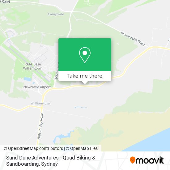 Sand Dune Adventures - Quad Biking & Sandboarding map
