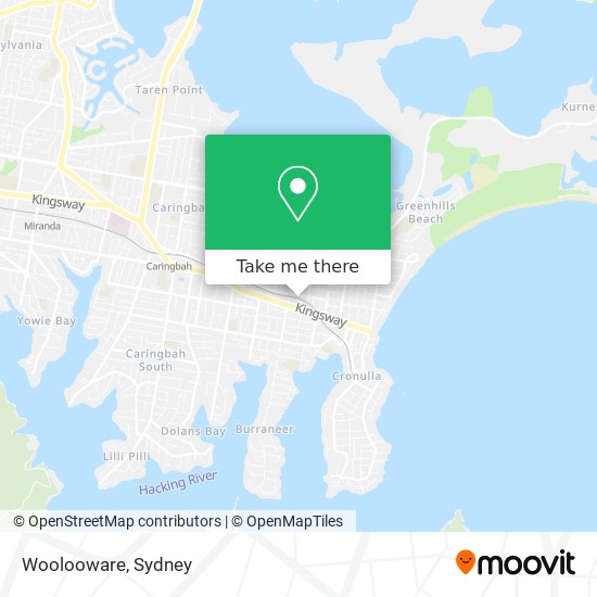 Woolooware map