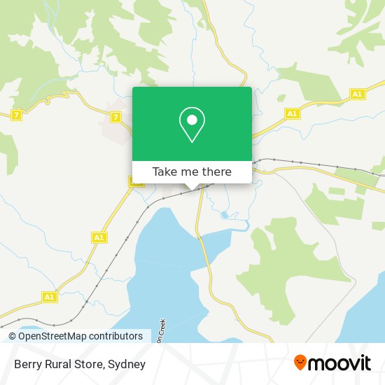 Mapa Berry Rural Store