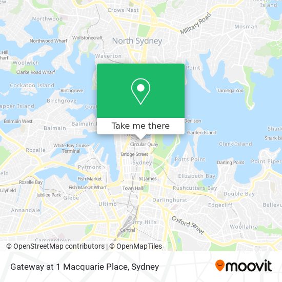 Gateway at 1 Macquarie Place map