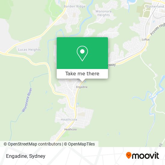 Engadine map