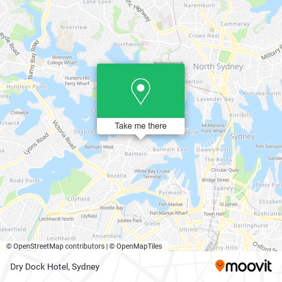 Dry Dock Hotel map