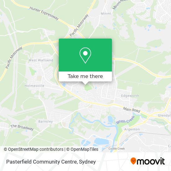 Pasterfield Community Centre map