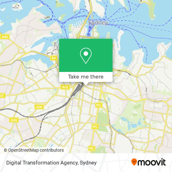 Digital Transformation Agency map