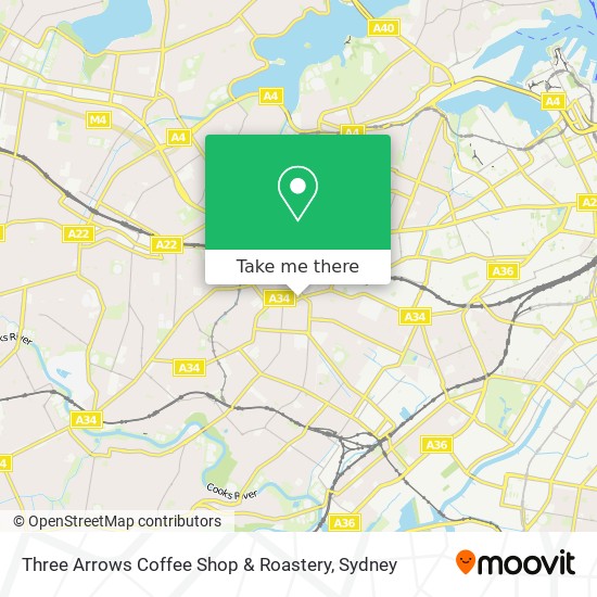 Three Arrows Coffee Shop & Roastery map