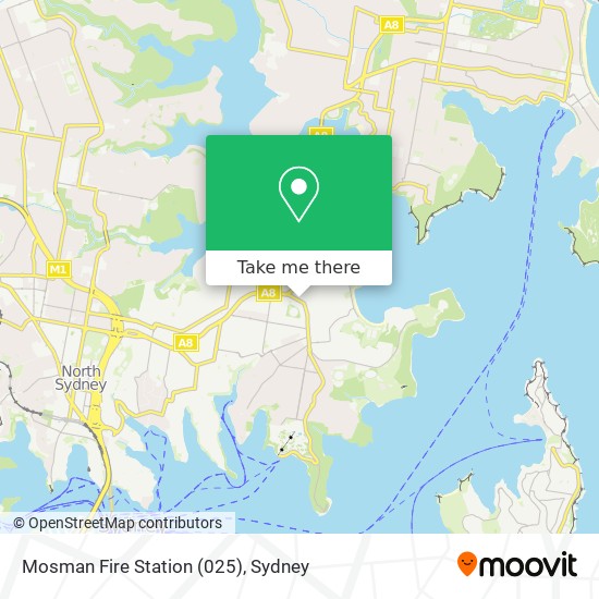 Mapa Mosman Fire Station (025)