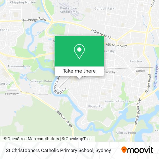 Mapa St Christophers Catholic Primary School